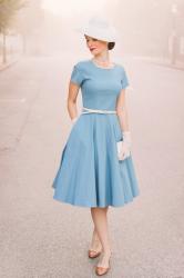 Dusty Blue For a Misty Morning: GownTown Collaboration 