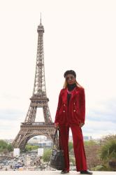 How To Style A Velvet Suit- Paris Outfit