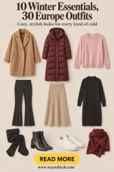 Europe Winter Outfits: 10 Cozy Essentials, 30 Stylish Looks (2026)
